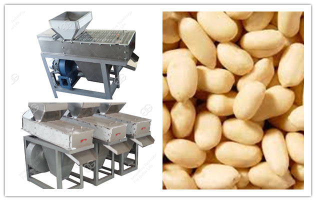 Dry Type Red Coated Peanut Peeling Machine to Korea