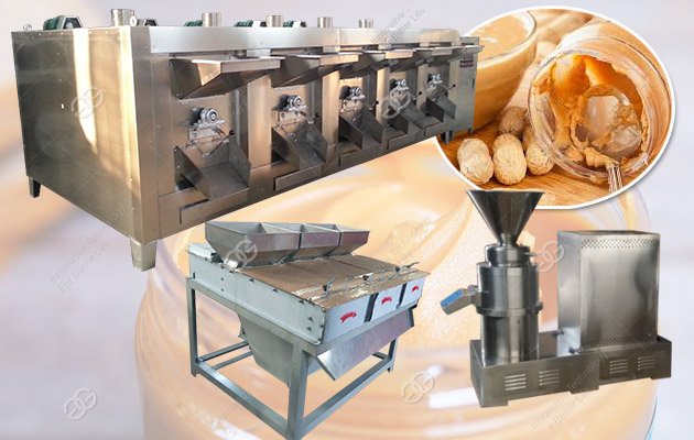 Large Capacity Peanut Butter Processing Equipment line 500 kg/h 