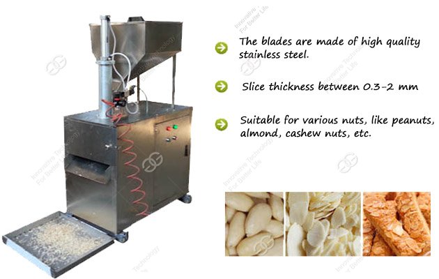Stainless Steel Peanut Slice Cutting Machine